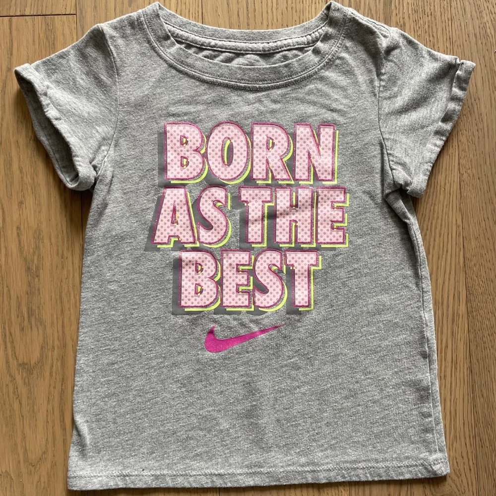 Nike Girls' Short Sleeve Born As The Best T-shirt